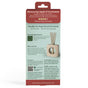 Back of an Enviroscent Honeycrisp Apple & Cardamom diffuser package, describing scent strength, non-toxic formula, recyclable materials, usage instructions, ingredients, and safety precautions. A diffuser image is shown.