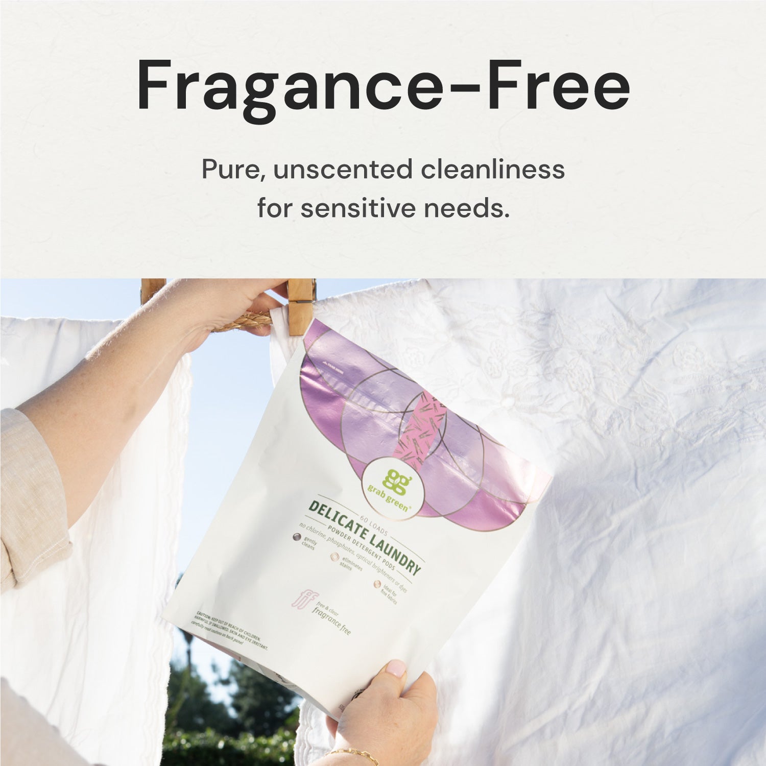 Grab Green Delicate Laundry Detergent Pods