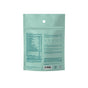 The teal pouch of the One Daily Womens 40+ Multivitamin Refill by True Grace displays detailed nutritional information with coenzyme B vitamins. It features a resealable zip at the top, a barcode at the bottom, and icons highlighting product features.
