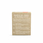 A brown cardboard box with white text describing eco-friendly cleaning products, including plant-based ingredients and recyclable packaging; icons highlight surface safety, plant-based formula, and plastic reduction.